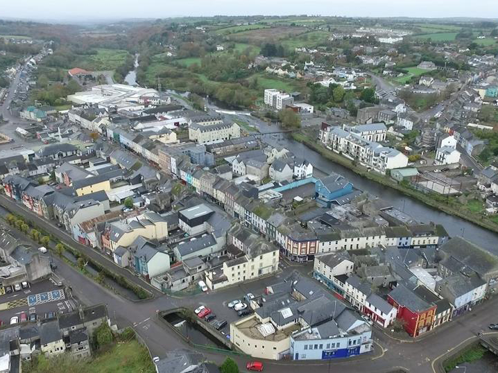 Bandon Ireland aerial view