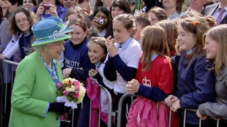 Queen elizabeth in cork