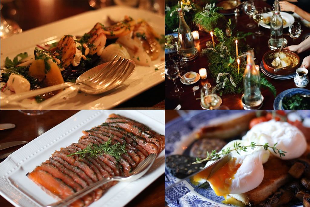 dining at Ballyvolane House